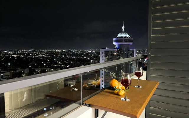 Апартаменты Современная уютная студия с панорамным видом на Ташкент