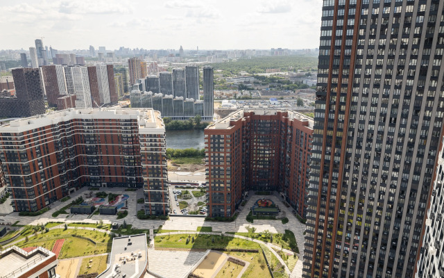 Апартаменты двухкомнатные Sunset Flatport рядом с Москва-Сити