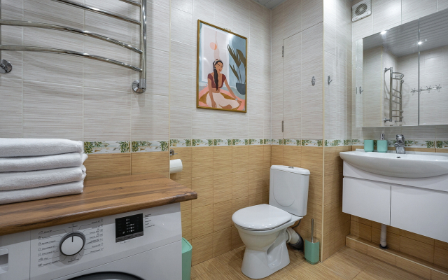 Квартира трехкомнатная Queenstay Остров мечты на Коломенской