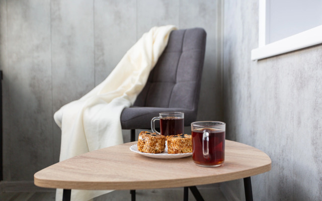 Квартира с фонтаном во дворе