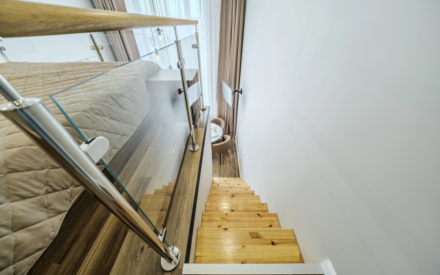 Novaya uyutnaya studiya na Prilukskoy Apartments