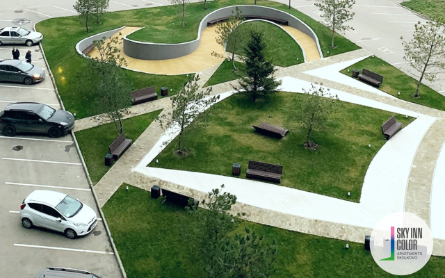 Апартаменты SKY INN Color Blue