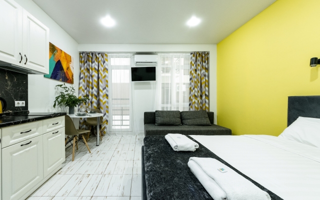 Sovremennye Morent 25 kv. m v ZHK Sorrento Park Apartments