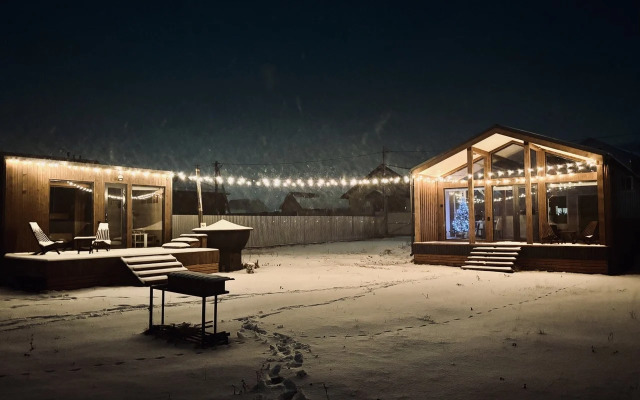 Частный дом Барн-хаус с сауной и чаном