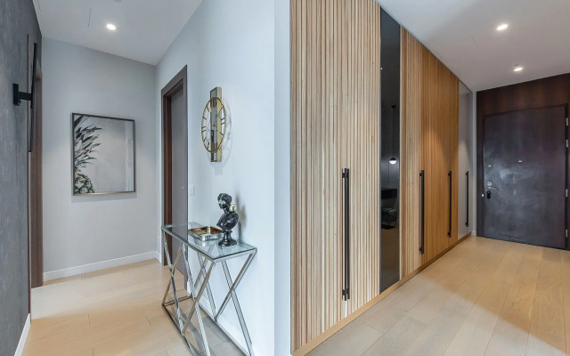 Апартаменты Москва Сити трех комнатные угловой вид