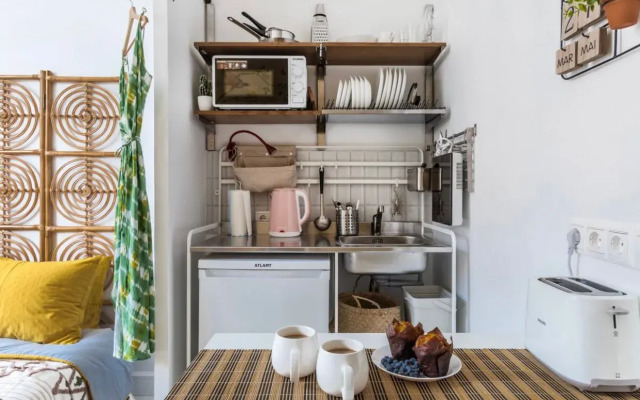 Апартаменты "Лимоны" на 3-х гостей у метро Окружная