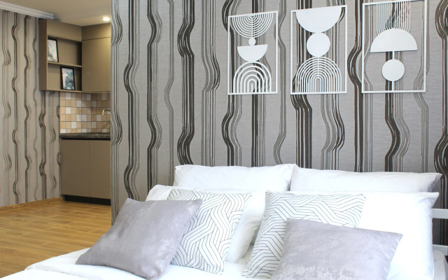 Апартаменты Apato Светлая студия с Завораживающим видом на город