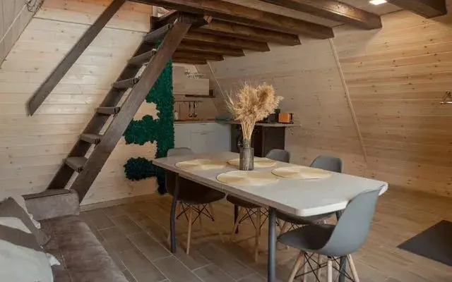 Частный дом уютный A-frame White