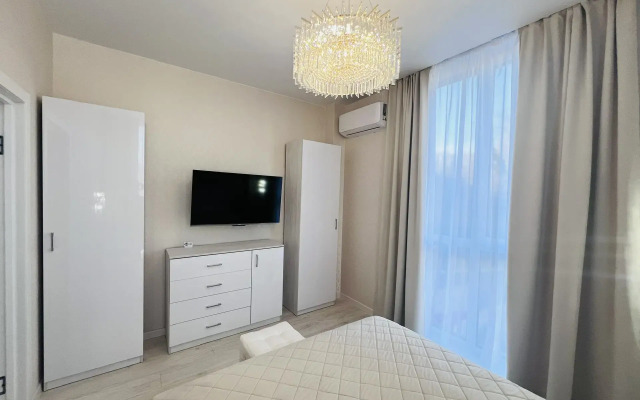 Квартира 1-комнатная квартира с дизайнерским ремонтом с бассейном