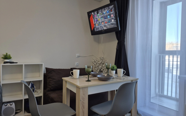 Квартира Студия на Набережной с Видом на Реку