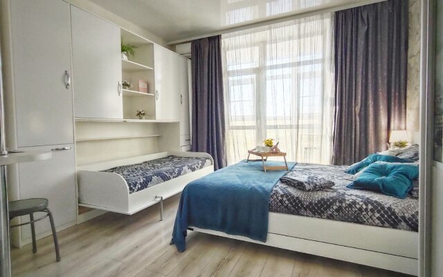 Квартира студия с видом на Амур и город