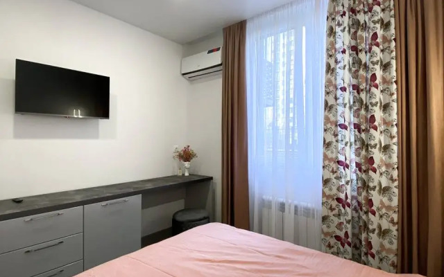 Апартаменты с двумя кроватями, балконом и ванной, с 15 по 17 этаж