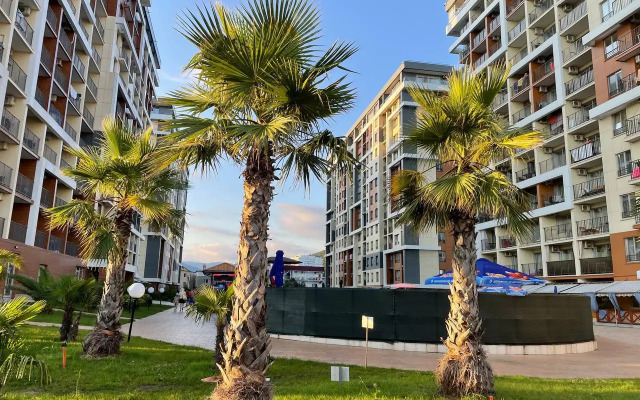 Квартира Уютная студия с балконом возле моря