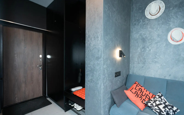 LS-Black Strong S bokovym vidom na more Apartments