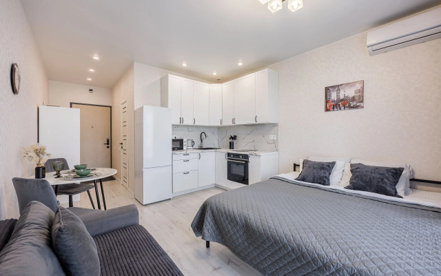 Апартаменты с видом на город в ЖК Метрополия