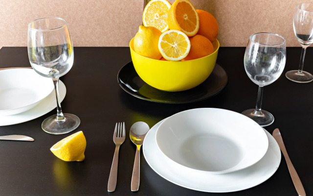 Апартаменты для 6 гостей ЖК «Большой» Smart TV, балкон с видом, духовка