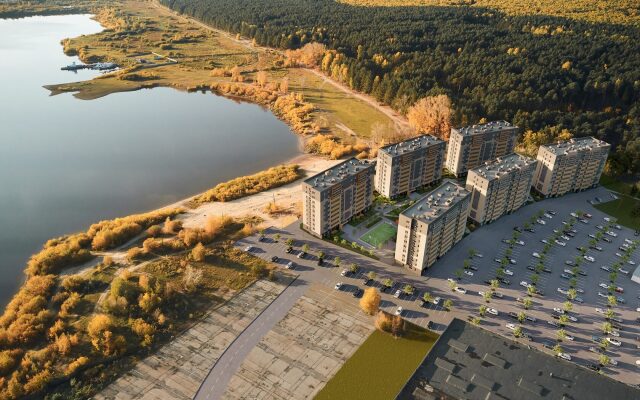 Квартира уютная у озера в тени соснового парка