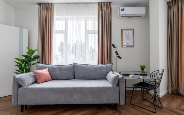 Апартаменты с дизайнерским ремонтом и продуманной эргономикой пространства от LetoApart