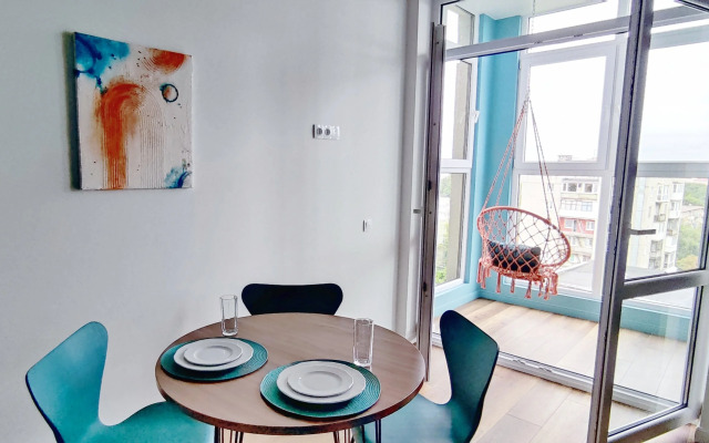 Arka s panoramnym vidom na Nizhnee Ozero Apartments
