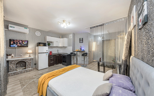 Studiya s vidom na lesoparkovuyu zonu Flat