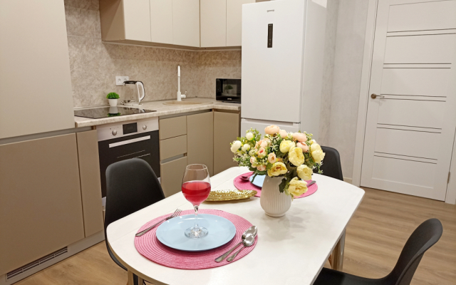 Апартаменты однокомнатные для 4-х сети "Все в гости" в центре ЖК ГРИГ 3