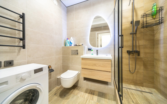 Uyutnaya Studiya V Novom Dome U Zhd Vokzala Apartments