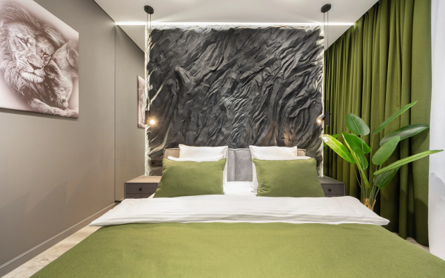 Квартира Новая в доме с часами вид на Эльбрус