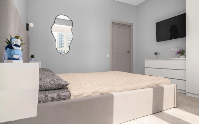 Квартира GoodTimeApartments с видом на реку Кубань