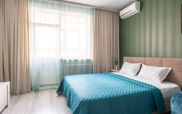 Двухместная студия Comfort с балконом и с красивым видом из окна — фото 3