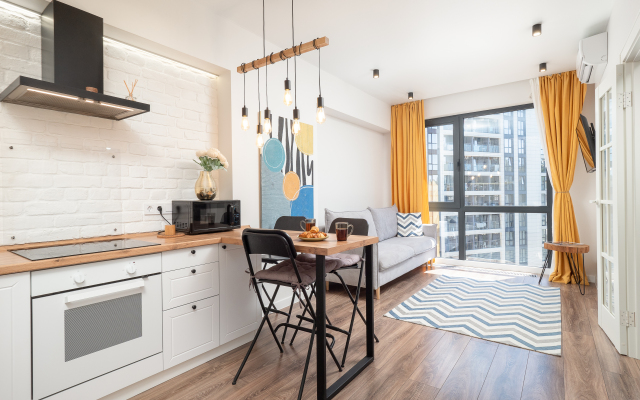 Квартира Дизайнерская со одной спальней