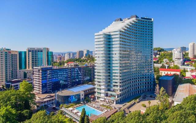 Karat Hyatt s 2 spalnyami i vidom na more Apartments