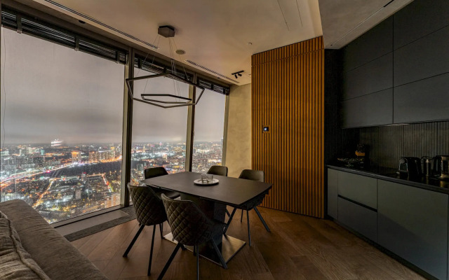 Апартаменты 77 этаж Москва Сити 2х комнатные