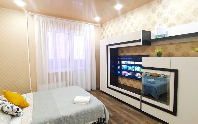 Апартаменты Студия недалеко от ЖД Вокзала и ТРЦ Аура