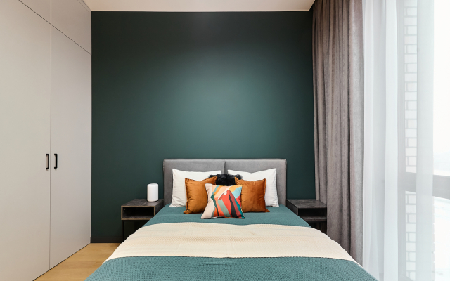 Квартира Riva Apart Павелецкая Сити новая современная квартира с дизайнерским интерьером