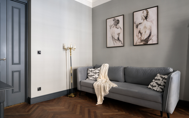 Апартаменты Двухкомнатные с Лепниной