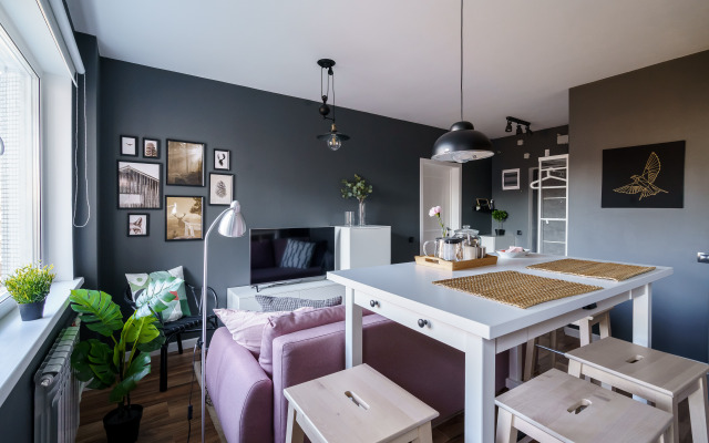 Апартаменты Nalichnaya 40k4 Scandi by Fanoteli