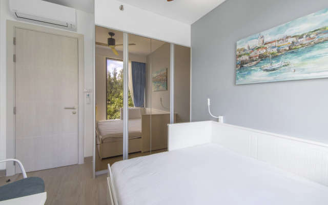 Апартаменты Три спальни с видом на море и озеро