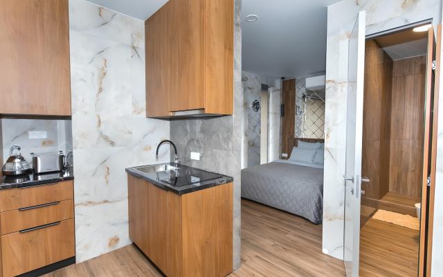 V centre Sochi 10 minut do morya AK Arhitektor chetirehmestnie komfort modern Apartaments