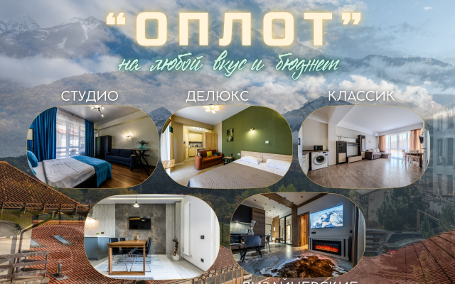 Апартаменты Оплот - «SCANDI» - с мини балконом 2