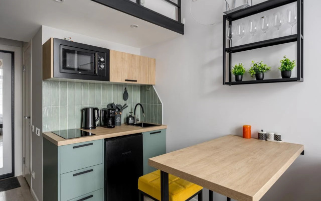 Апартаменты Студия 18 м² 2 Кровати