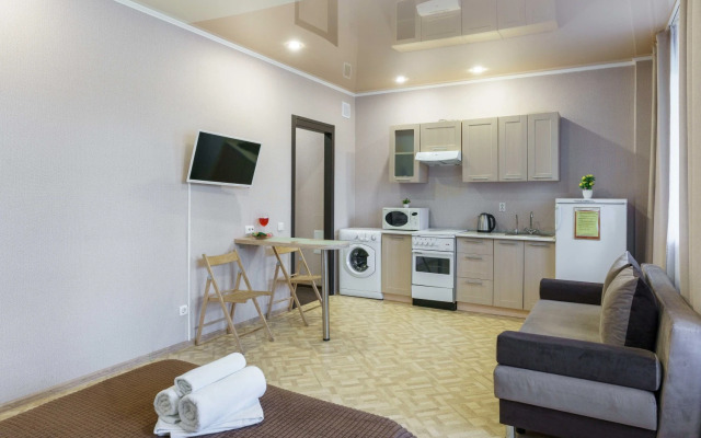 Апартаменты студия в новом доме в центре Тюмени