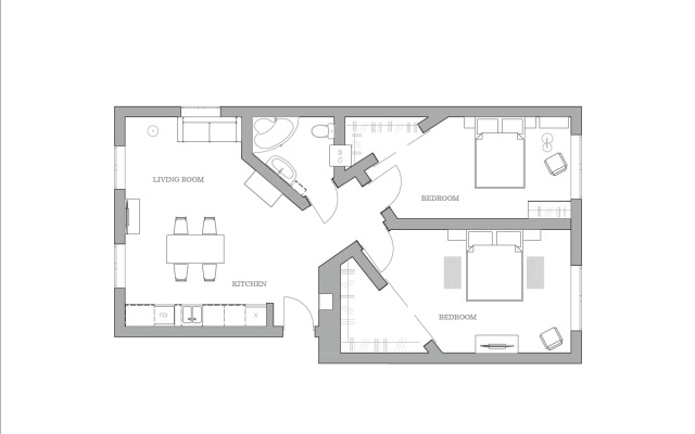 Квартира GM Apartments Трешка на Бронной