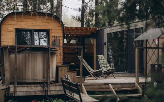 Шале Панорамный дом в лесу на Живописной улице