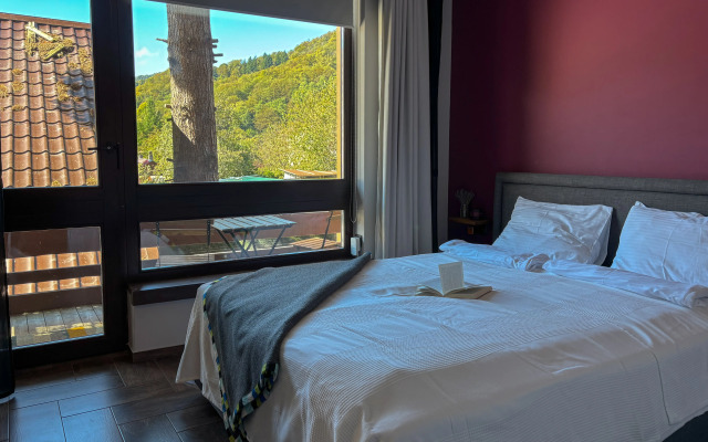 Квартира С отдельной спальней и балконом в центре Поляны