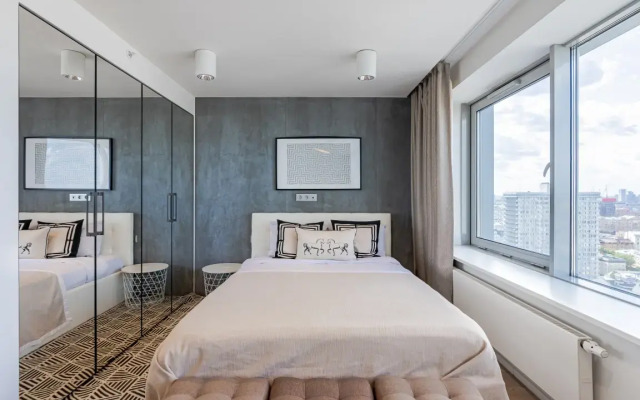 Апартаменты Нежная видовая студия Smart Host