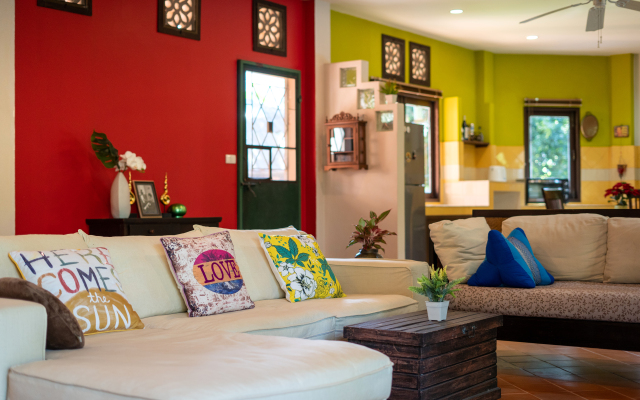 Big Pool with Terrace and Parking near Big Buddha Villa	