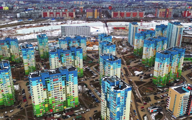 Квартира В 7 Небе Центр Берег Волги