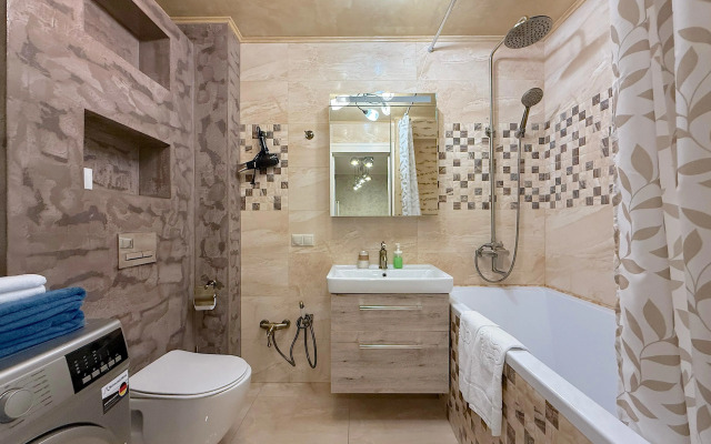 Akvadelyuks u morya, s bassejnom, SPA, plyazhem N834 Apartments