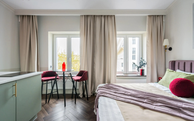 Квартира New Horizon Art Vinil 71 премиальный центр и авторский интерьер