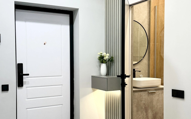 Апартаменты 149 Комфорт сити с двуспальной кроватью, диваном и красивым видом